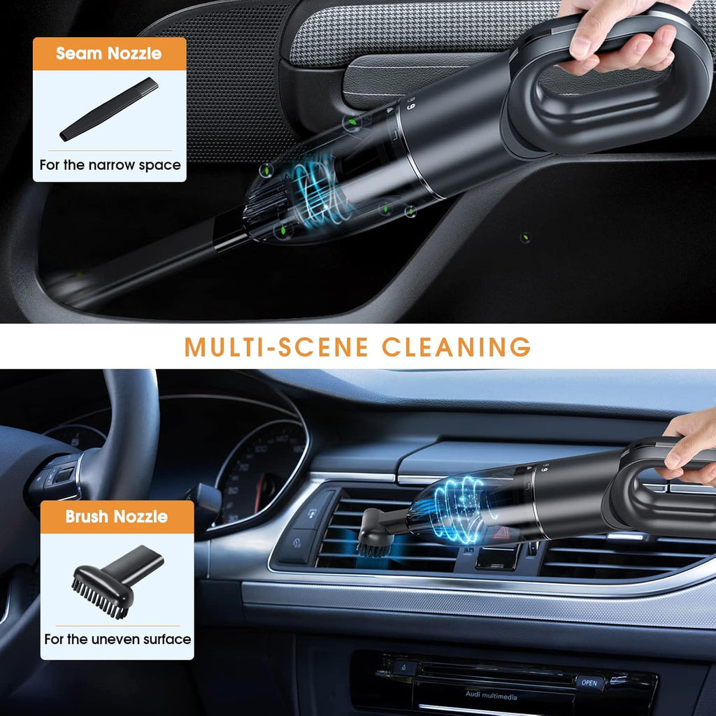 Gray Cordless Handheld Car Vacuum Y7921