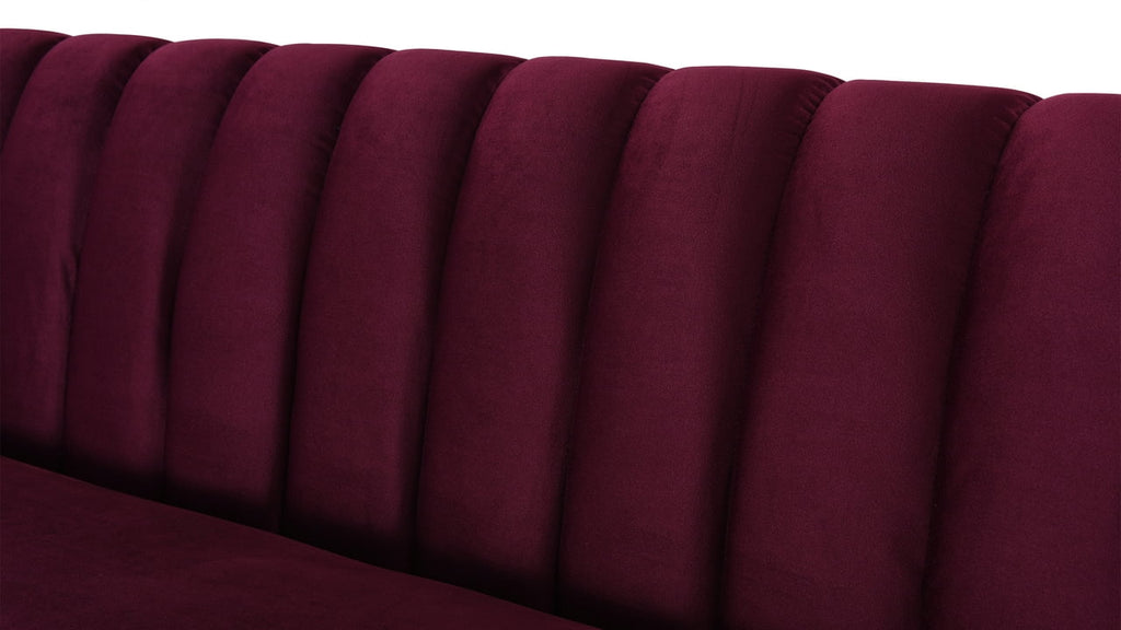 Burgundy Accent Sofa M651