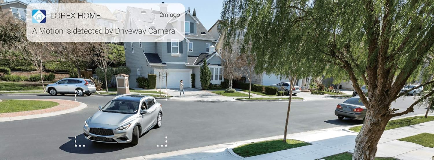 1080p HD 6 Camera 8-Channel Wired Security Camera System with 1TB DVR R762