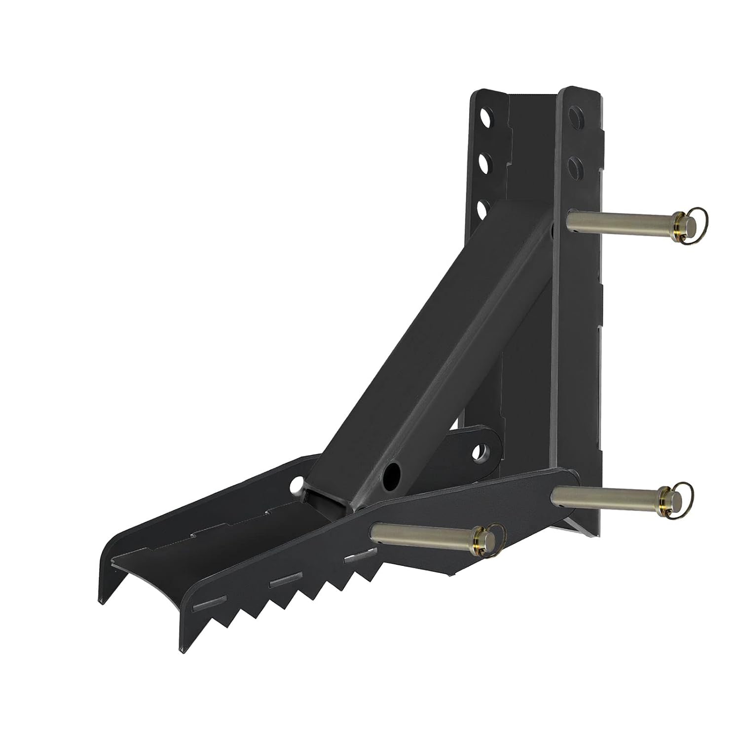 24 inch Excavator Hydraulic Thumb Backhoe Thumb Attachments Weld 1/2 Inch Teeth Thick Steel Plate Assembly CNC Plasma Cut Bolt-On Design Q10898