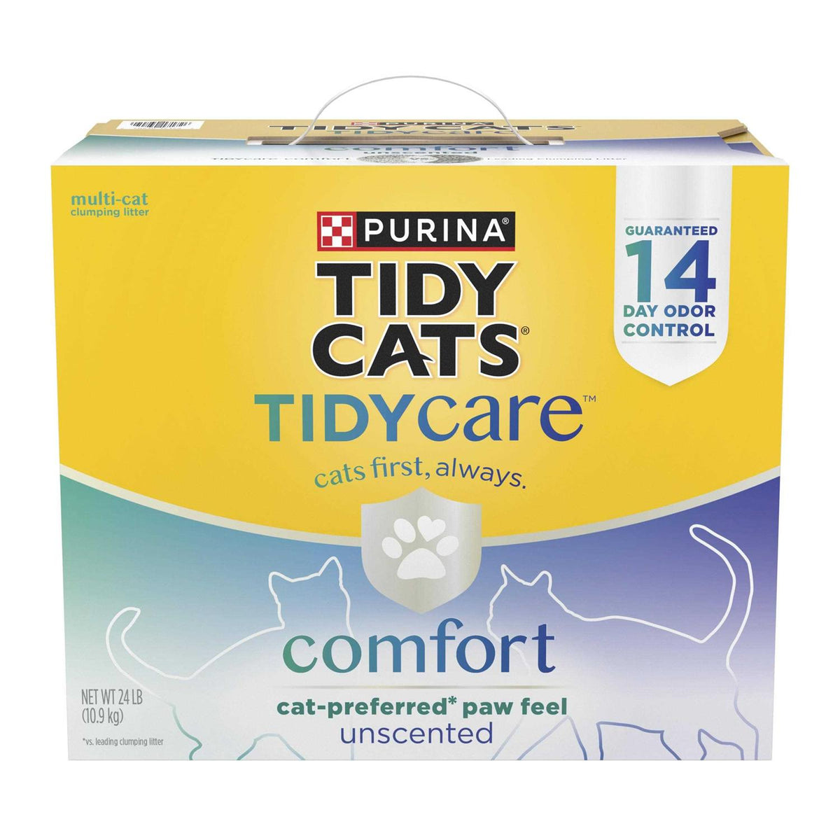 Purina Tidy Cats Tidy Care Comfort Unscented Odor Control Clumping Cat Litter - Pet Supplies online store