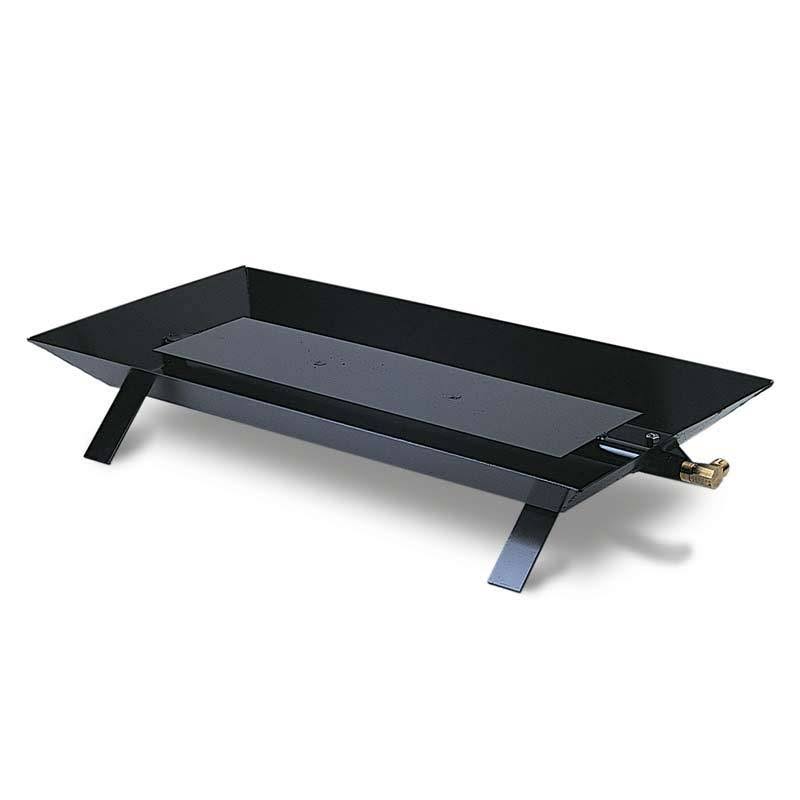 24x22 Pan Vented Burner with Strap Legs, Natural GAS H389