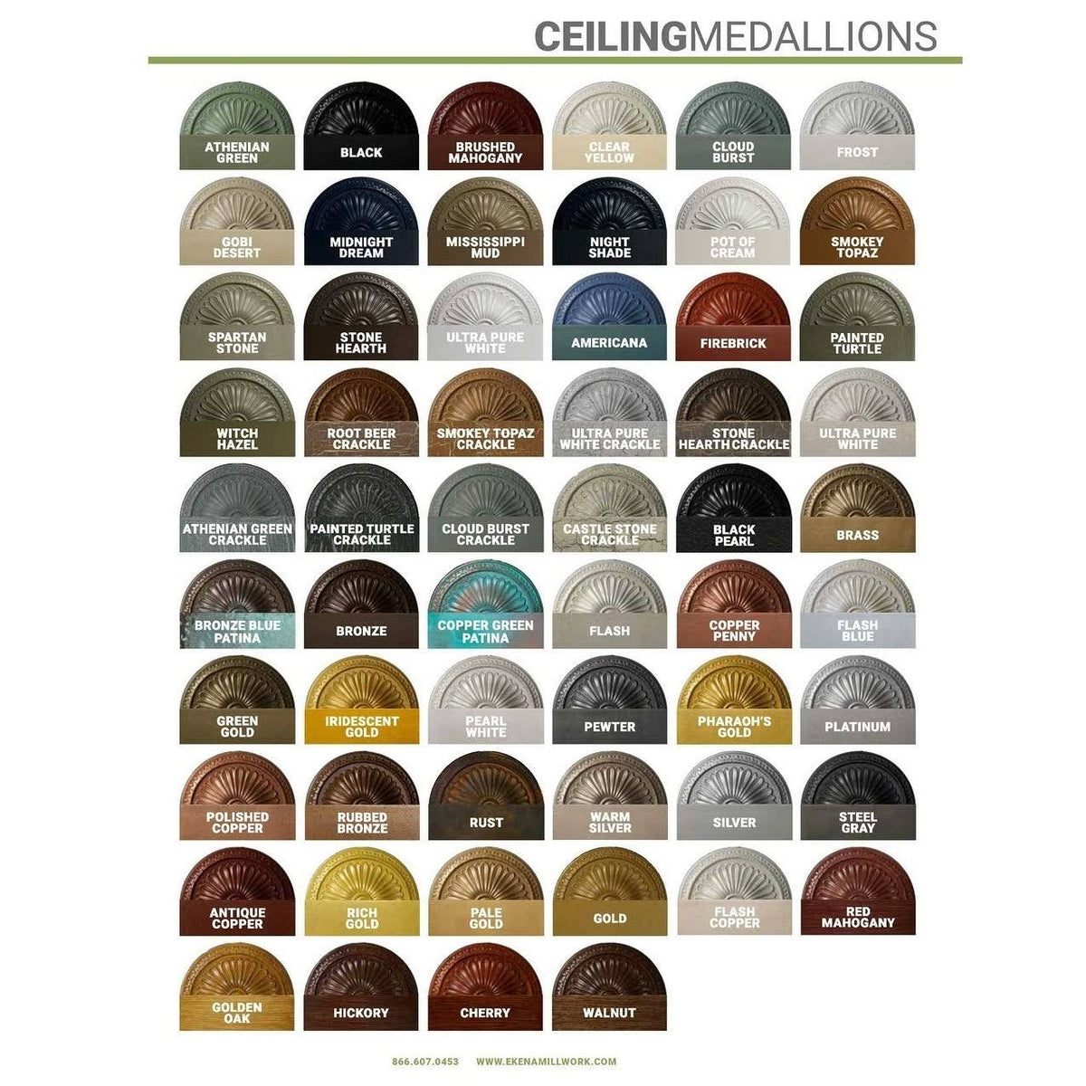 Brass Ceiling Medallion Z65376