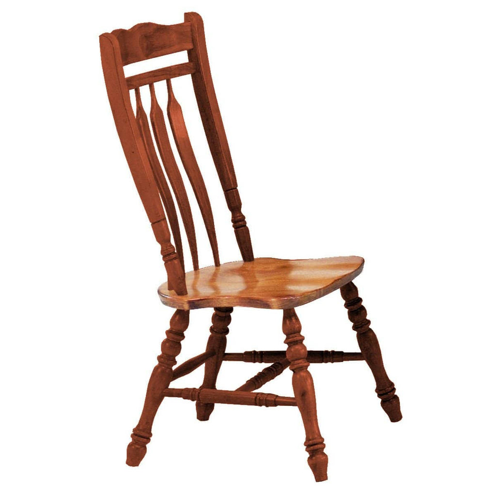 Light Oak Dining Chair Set of 2 E695469