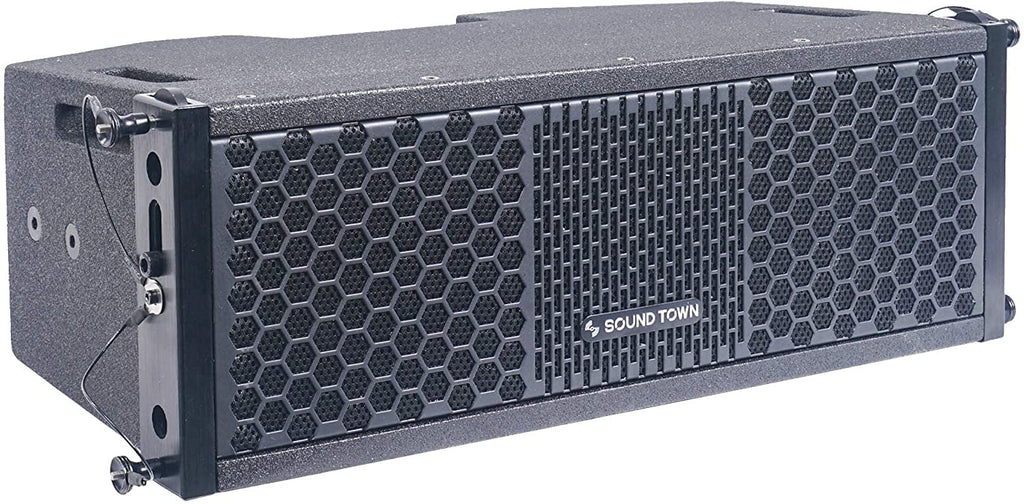 Line Array System with 10-inch Subwoofer and Four Dual 5-inch Speakers, Black B46557