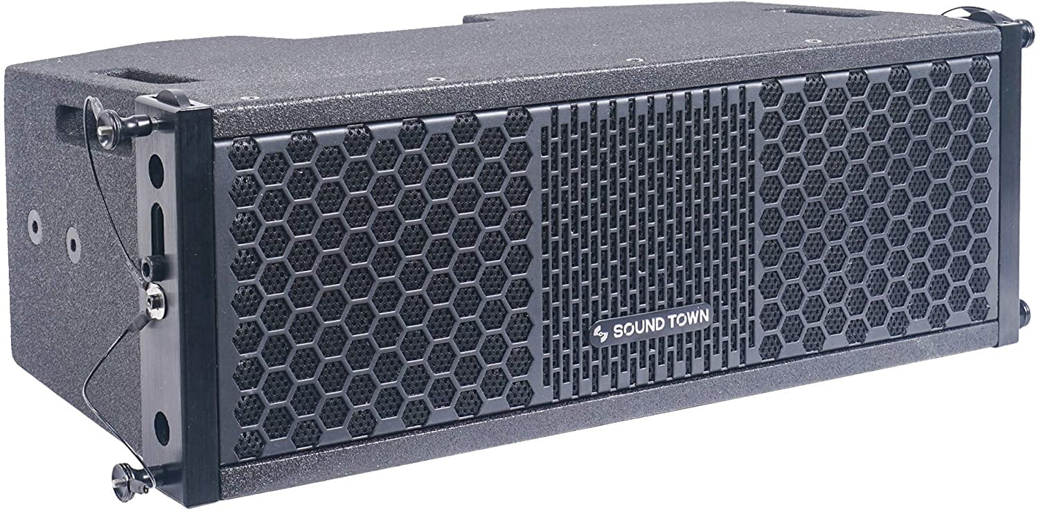 Line Array System with 10-inch Subwoofer and Four Dual 5-inch Speakers, Black B46557