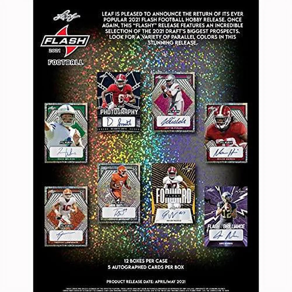 NFL Football Trading Card HOBBY Box (5 Autograph Cards) Z5773