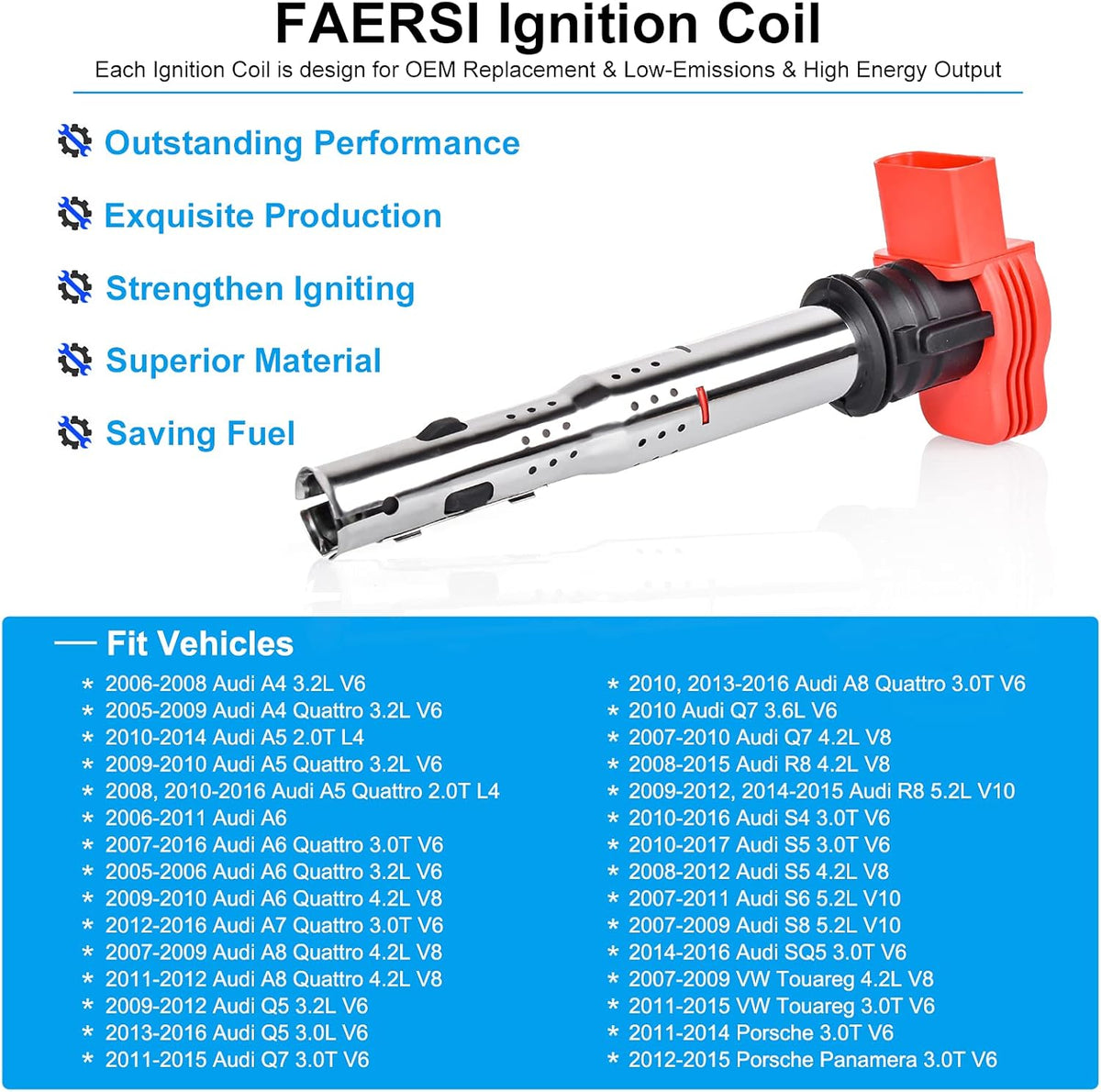 Ignition Coil Pack Set of 4 V155407