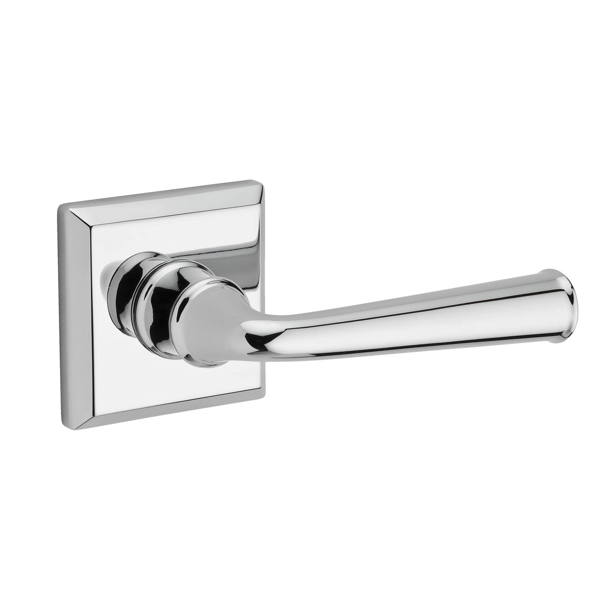Federal Passage Door Lever with Square Rose N82072