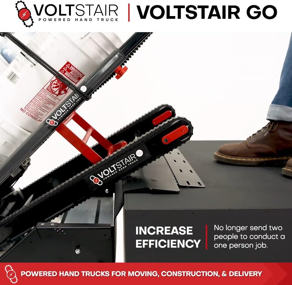 Portable Electric Stair Climbing Hand Truck with 150lb. Lift Capacity F917