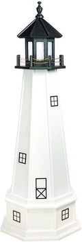 Decorative Lighthouse with Base Wood E7597