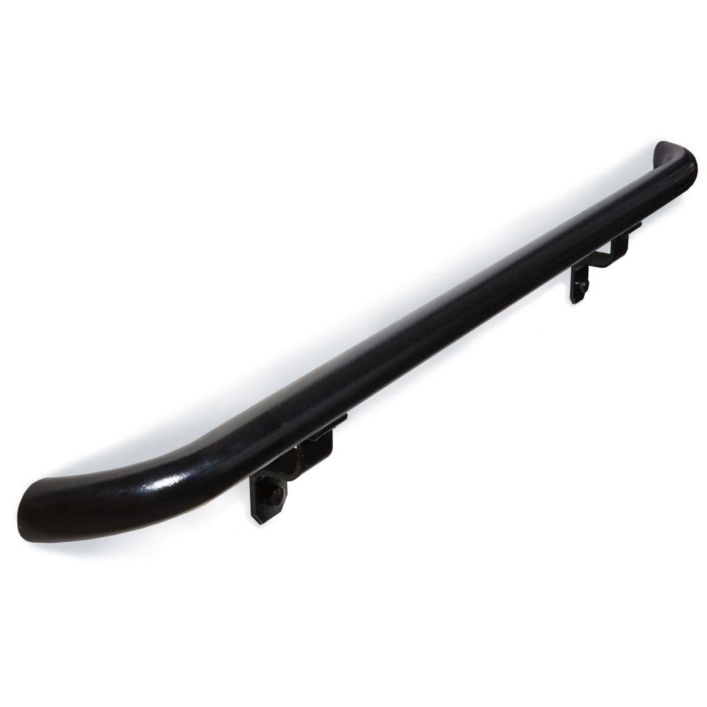 Textured Black Aluminum Handrail Kit with Wall Returns N93842