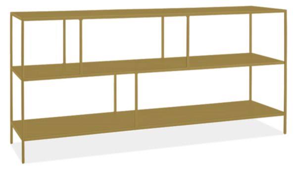 Gold Console Bookcase V496