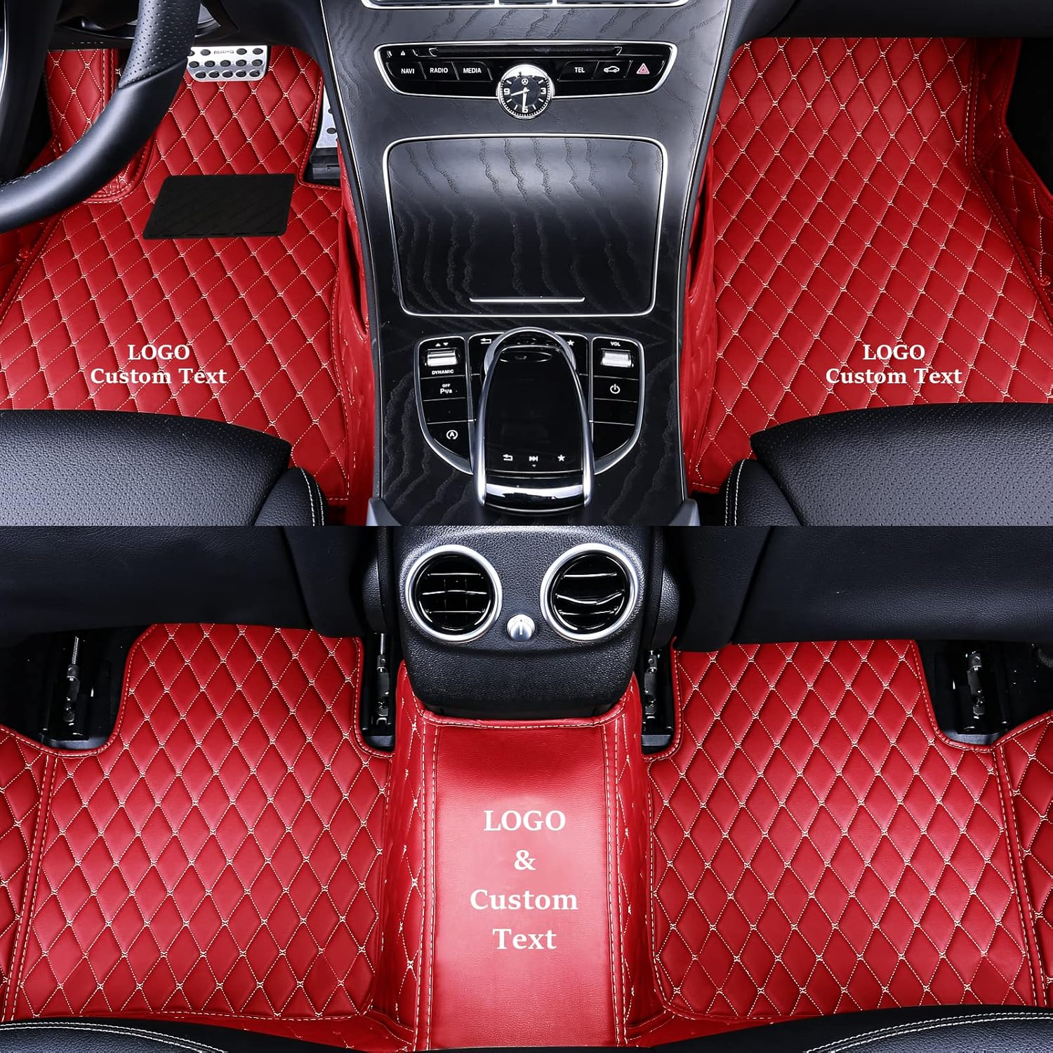 RED Custom Car Floor Mats J88291