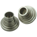 Satin Nickel Shower Rod Base E994
