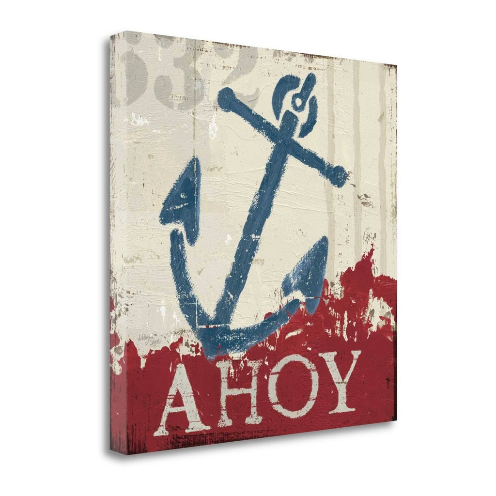 Nautical IV Red Fine Art Giclee Print H5063