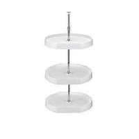 Almond Polymer 3-Shelf Lazy Susan C61351