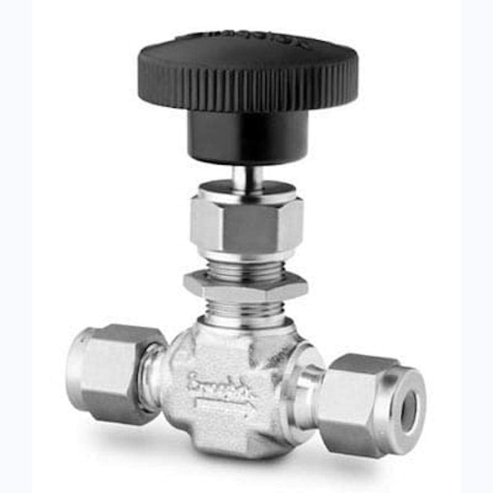 1/8" Tube SS Bonnet Needle Valve, 5000 Psig, Pack of 2 A74796
