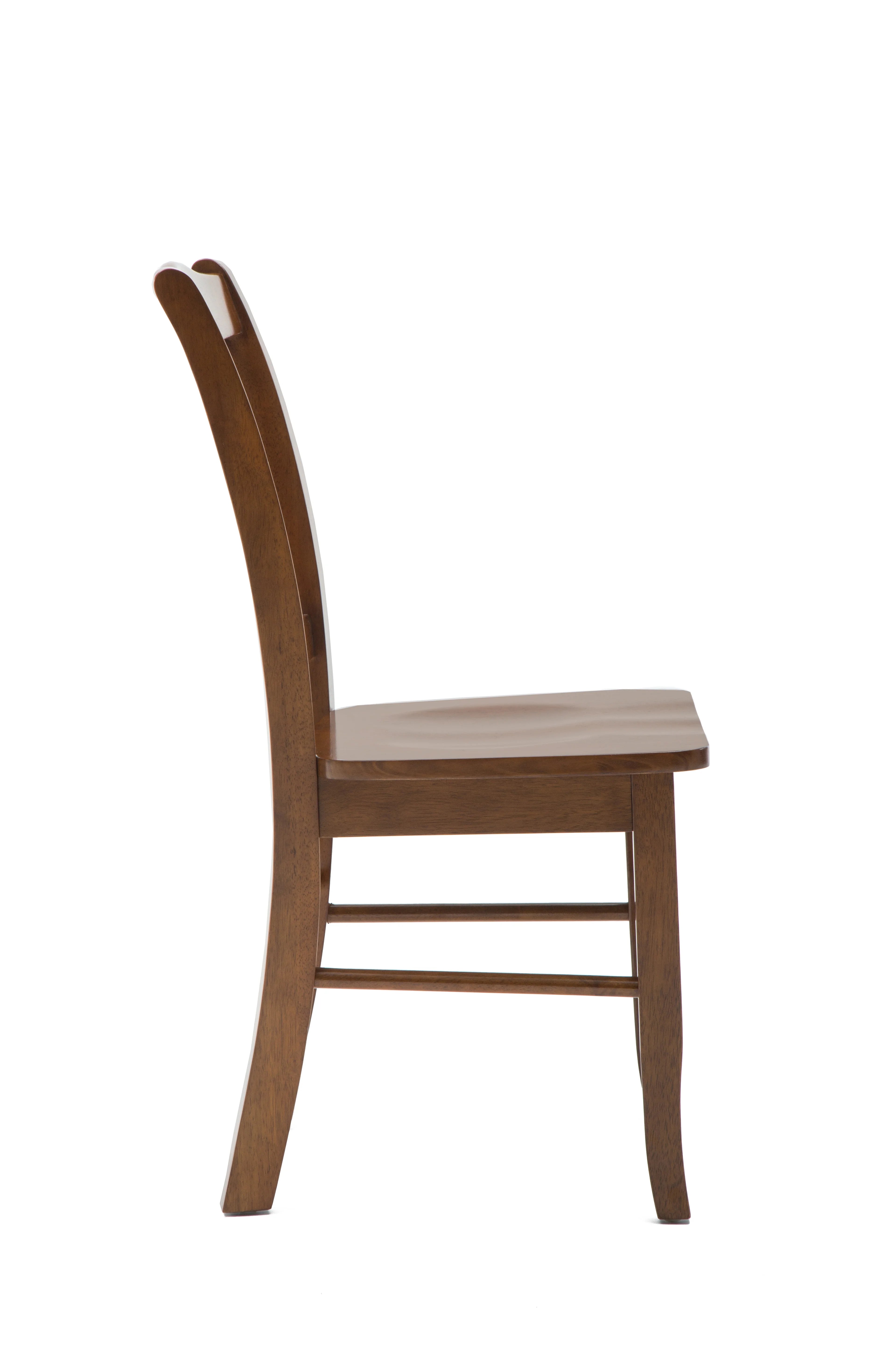 Walnut Wood Dining Side Chairs Set of 2 T930