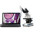 40X-2500X LED Digital Binocular Compound Microscope with 3D Stage and USB Camera F836933