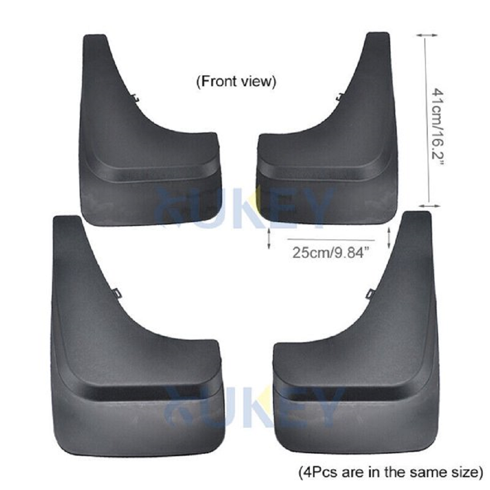 4pcs Universal Black Car Mud Flaps L3165