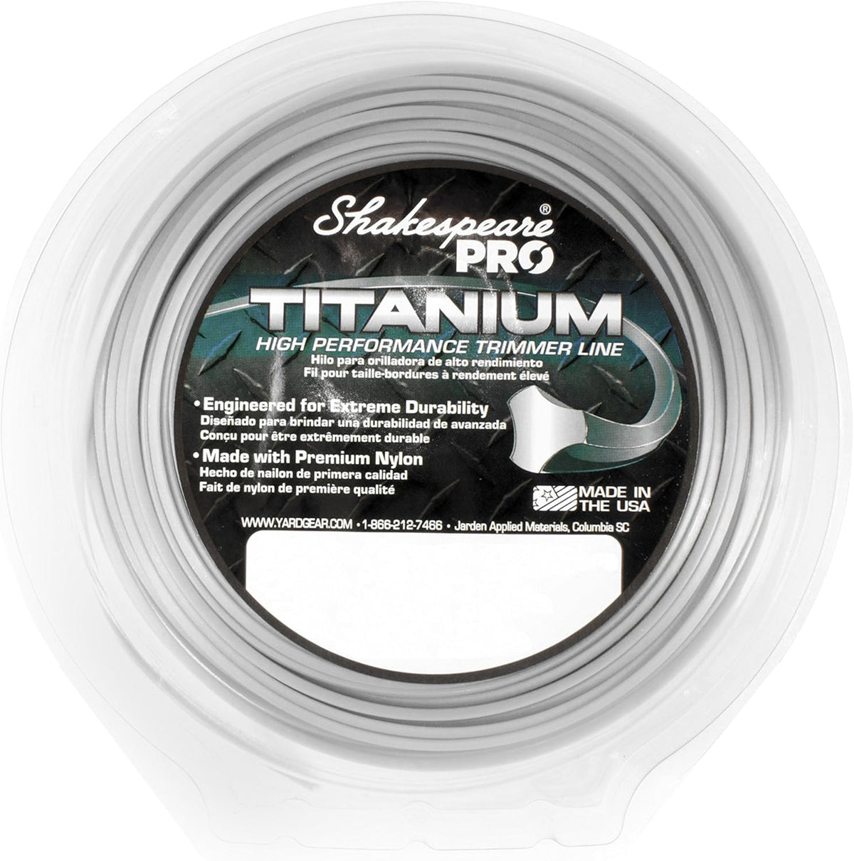 Titanium .095" (2.4mm) 5-Pound Spool, 1,500' Pack of 2 J229029