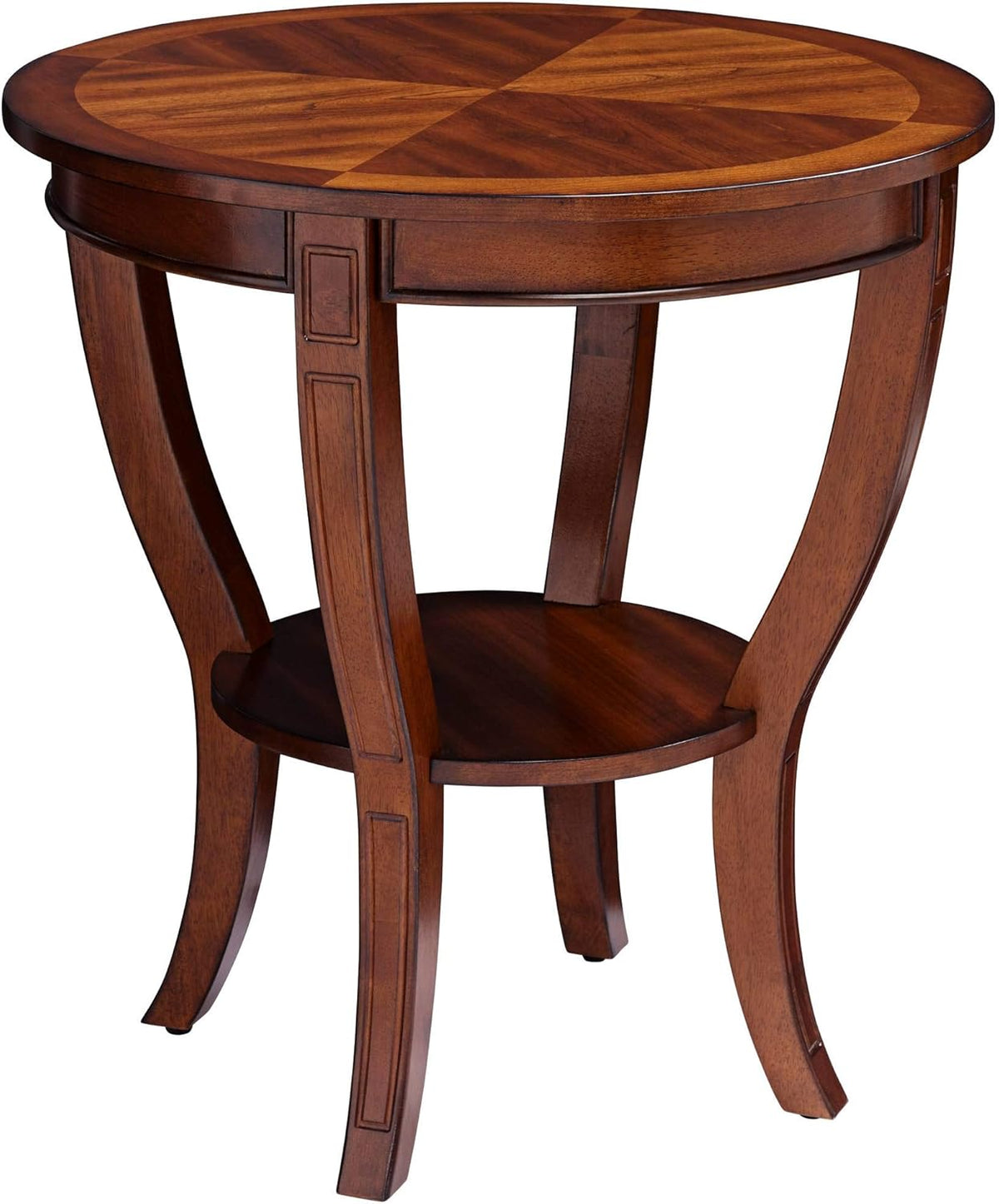 Cherry Wood Round End Table O969359