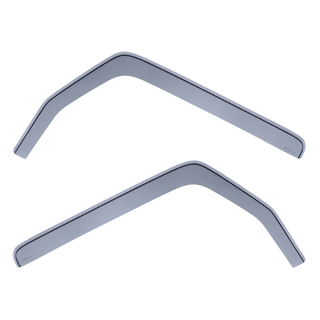 In-Channel Window Visors Wind Deflector Front Only for Jeep Wrangler JK 2 Doors Z707
