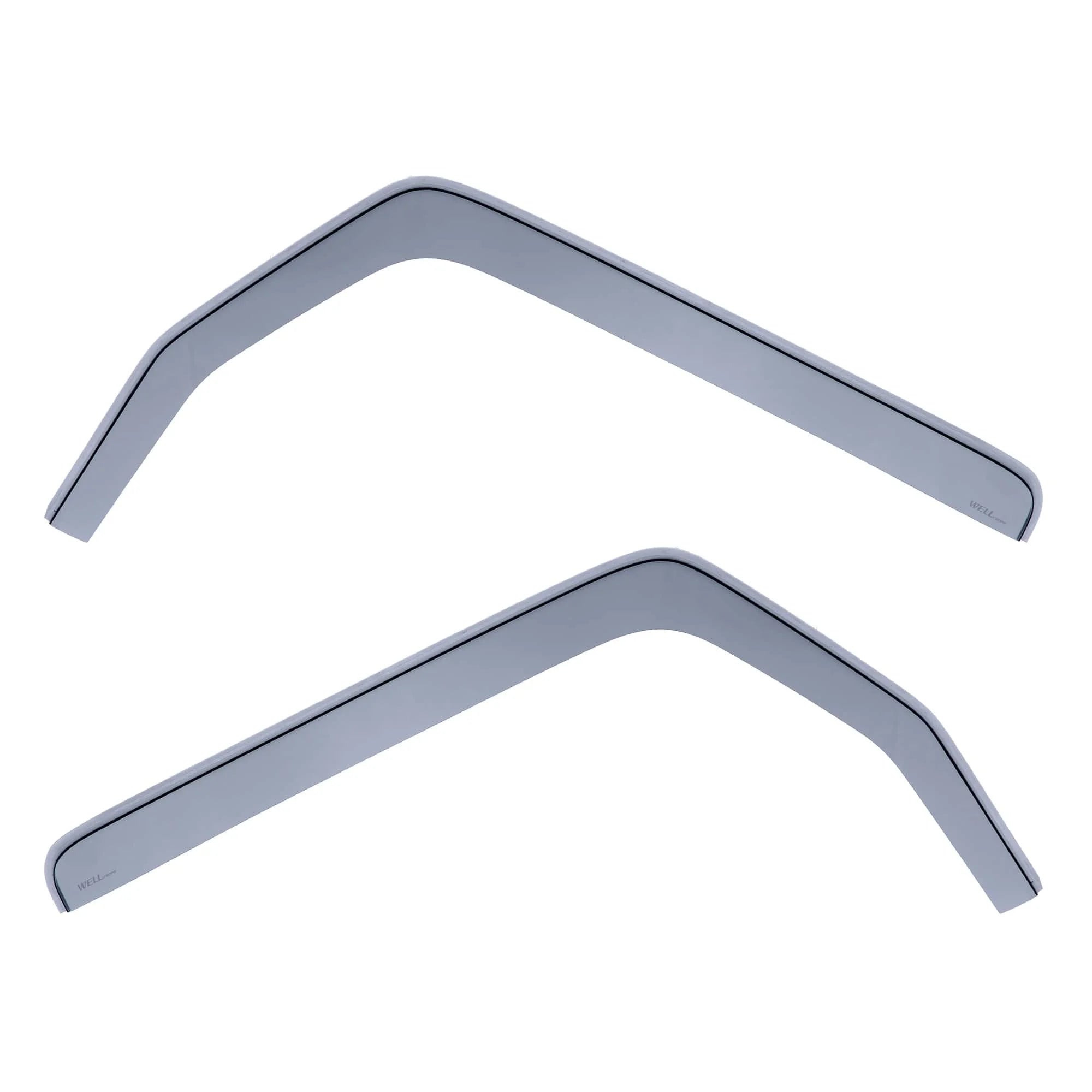 In-Channel Window Visors Wind Deflector Front Only for Jeep Wrangler JK 2 Doors Z707