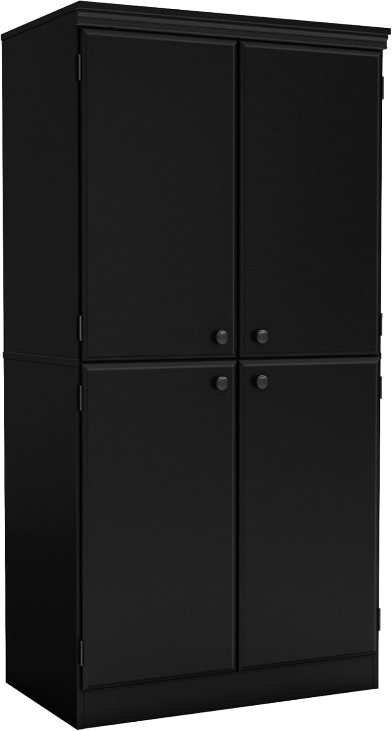 4-Door Storage Cabinet Weathered Oak B261