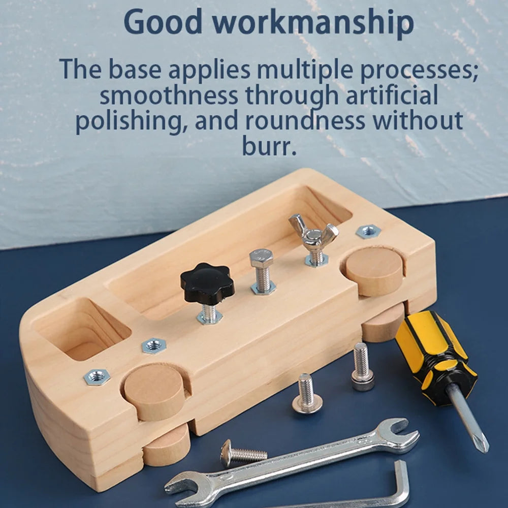 Montessori Screw Driver Board Educational Learning Toy G7667