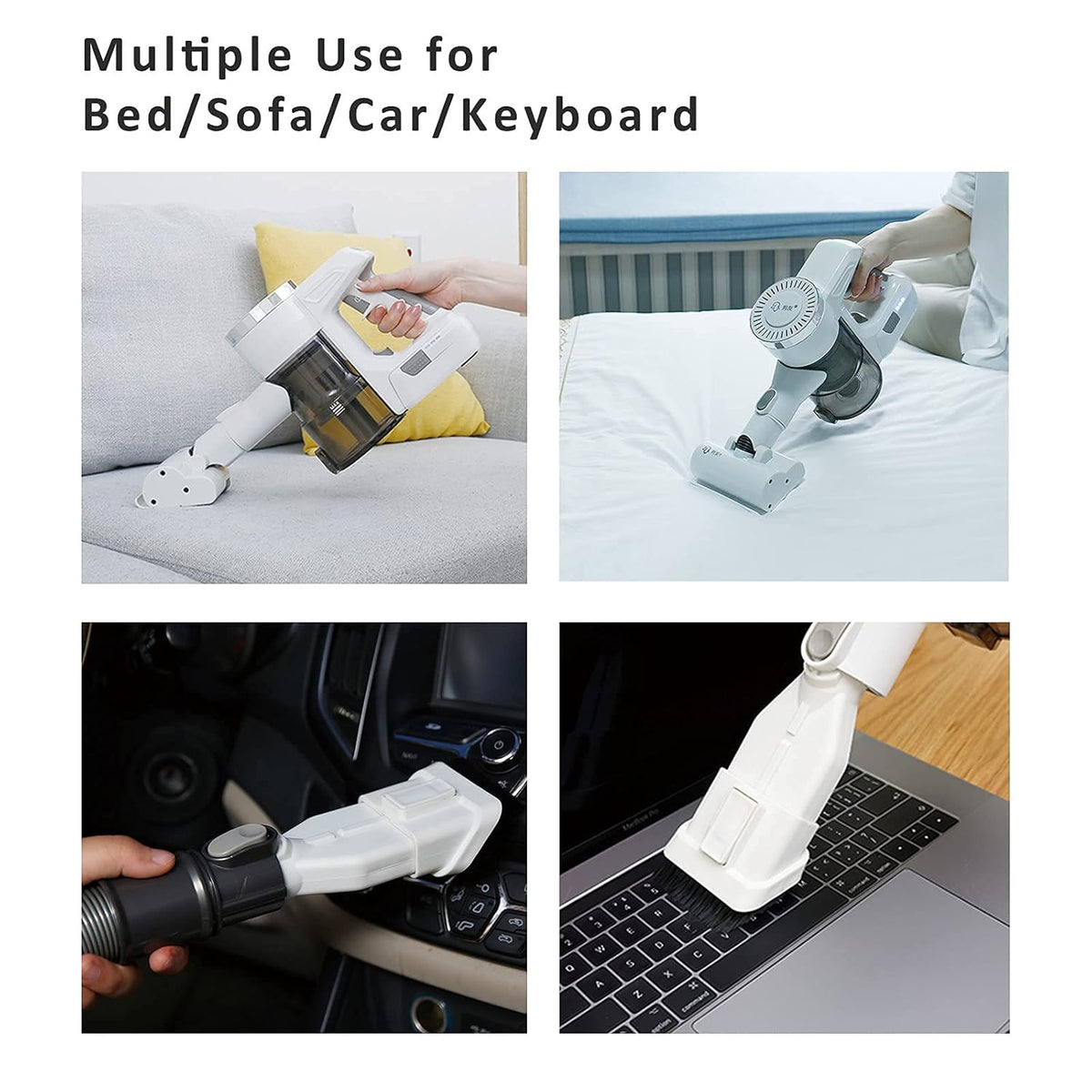 Cordless Pet Vacuum Cleaner with Grooming Brush, Stainless Comb Teeth Shedding Tool Kit J99791