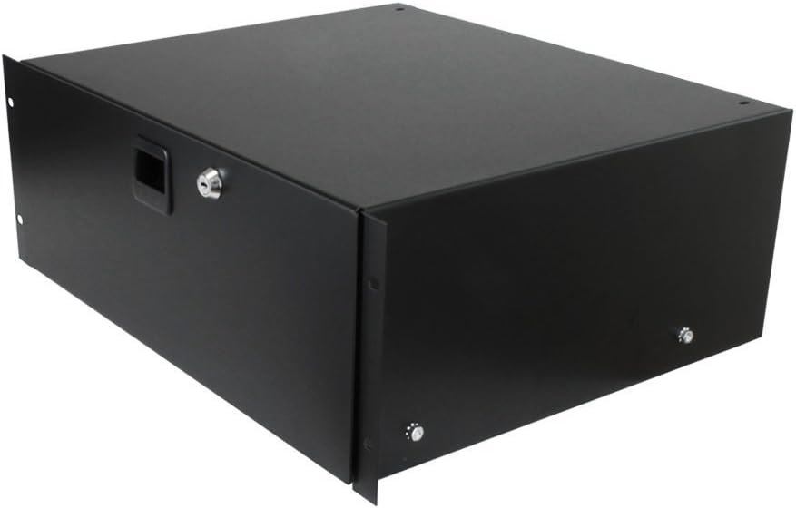 4U Steel Rack Drawer with Slam Latch & Keyed Lock R10880