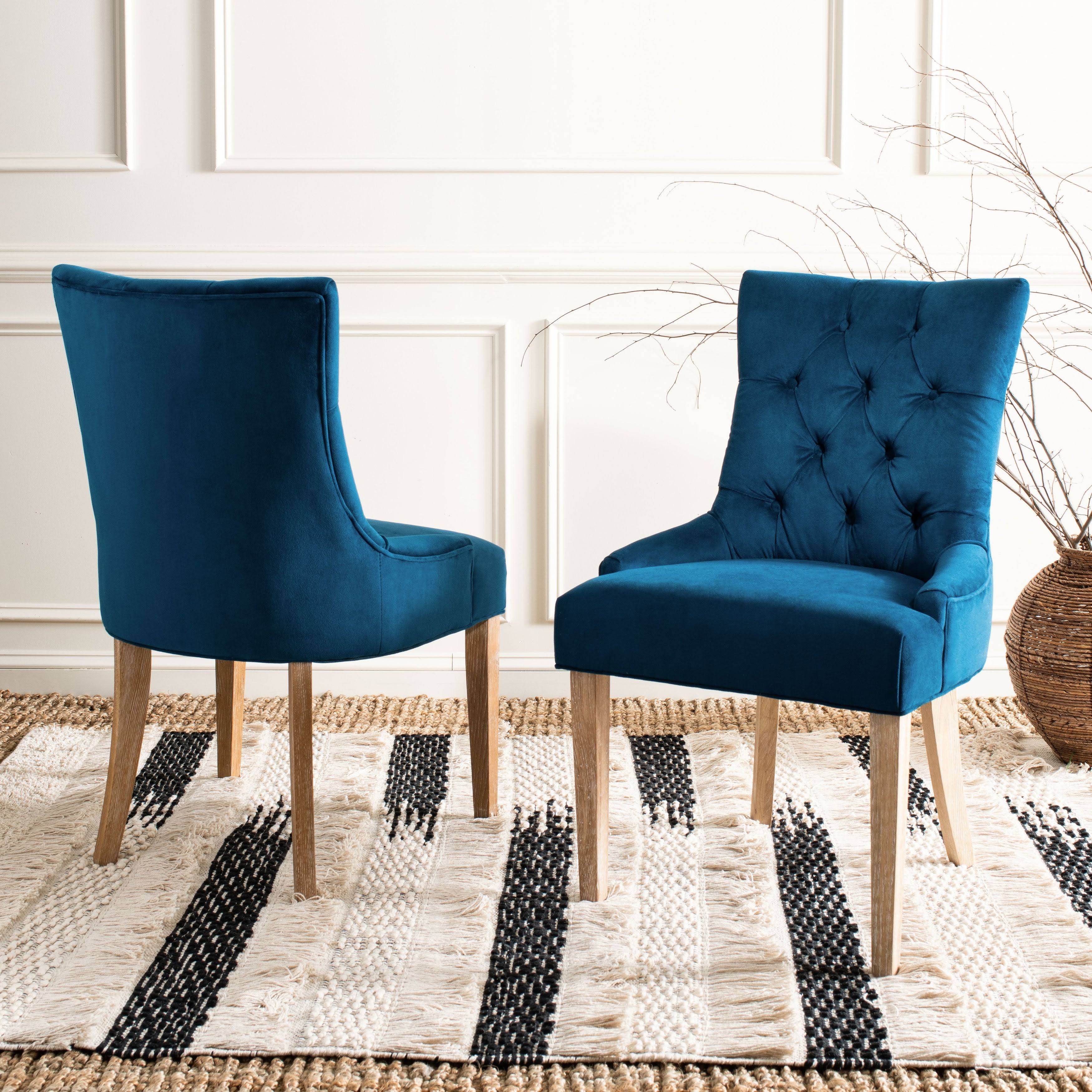 Blue Set of 2 Side Chairs C151849