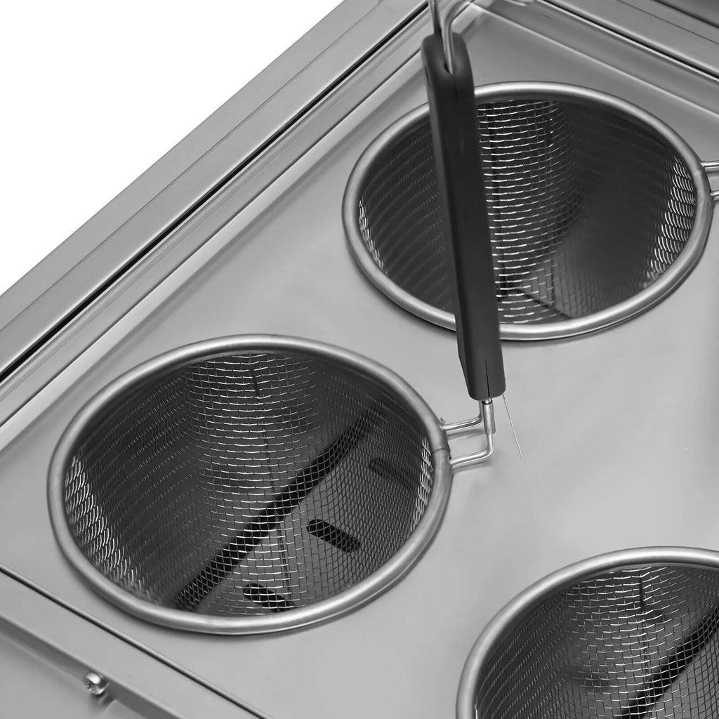 Commercial Pasta Cooker 6 Pots Stainless Noodle Boiler Machine B957001