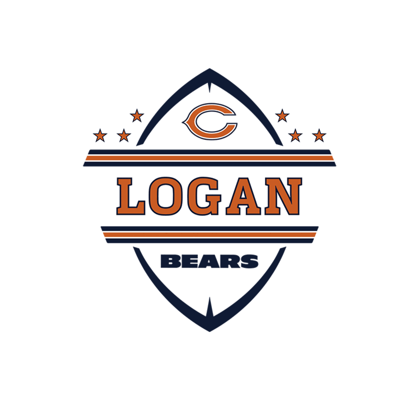 Chicago Bears Personalized Name E751