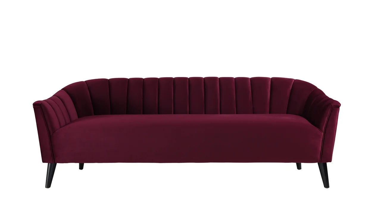 Burgundy Accent Sofa M651