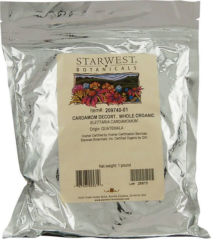 Organic Cardamom Decorticated 1 lb Q518