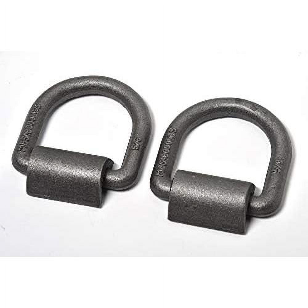 18000 Lbs Weld-On D-Ring Anchor Flatbed Truck Trailer Ratchet Strap Cargo Tie Down (10) Y1784