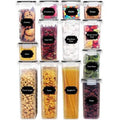 13 Pcs BPA Free Plastic Airtight Food Storage Container Set C838271
