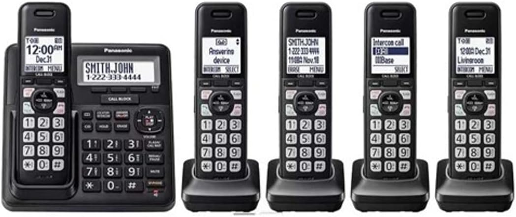 5 Handsets Cordless Phone Answering System F903