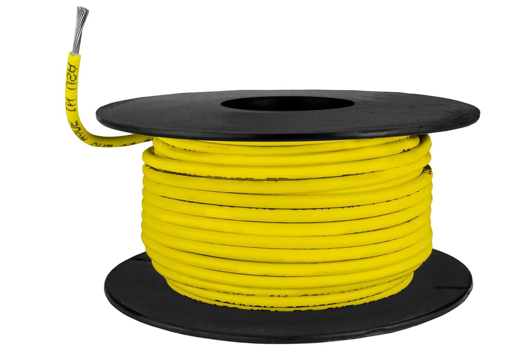 Tinned Copper Marine Wire - 2 x 100 Feet (200 Feet Total) - Yellow Y635