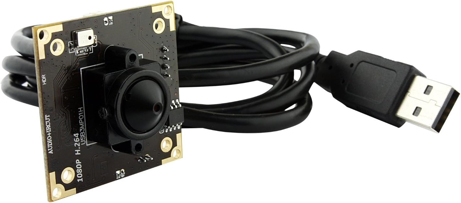 3.0 megapixel WDR USB Camera with 3.7mm pinhole Lens X63032