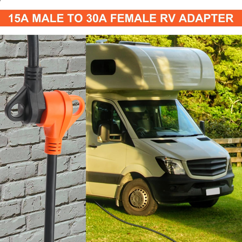 15A to 30A RV Power Adapter Cord with Grip Handle N29125