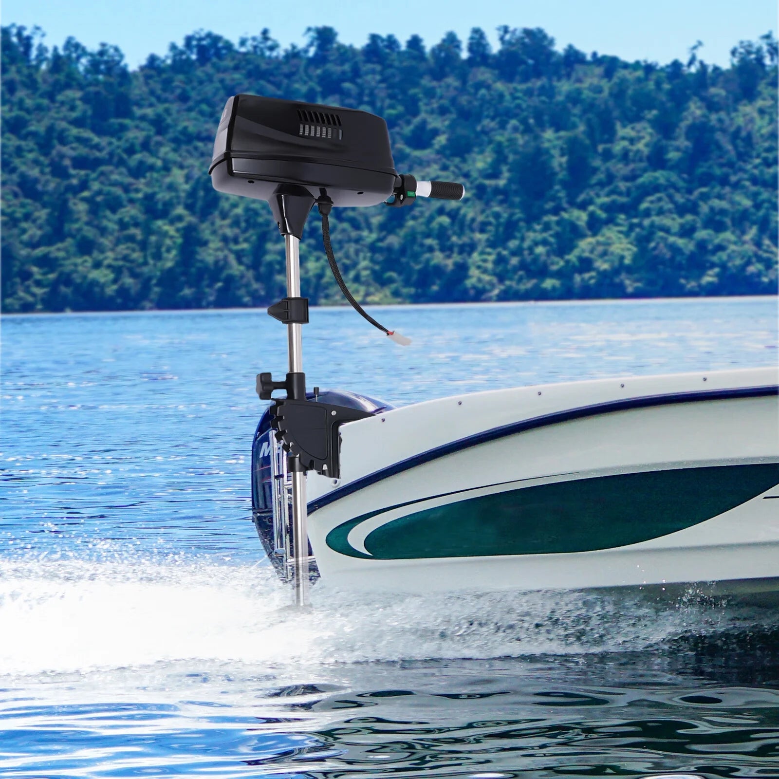8HP 48V 2200W Electric Trolling Motor for Inflatable Boat O571
