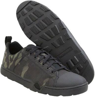 Black Multicam Wide Mid Boots Z728207