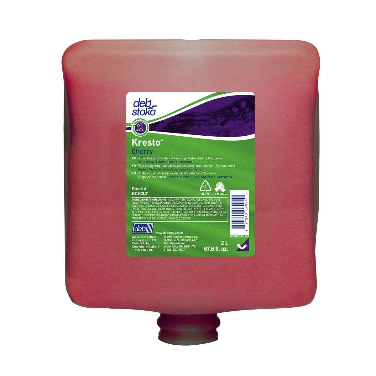 Cherry Hand Soap, 2 Liters, 4/Case T114