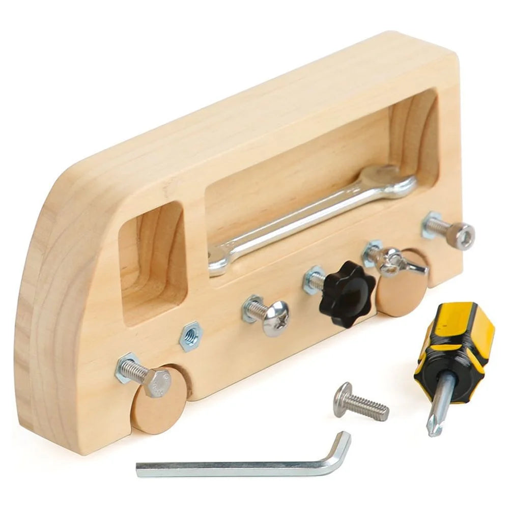 Montessori Screw Driver Board Educational Learning Toy G7667