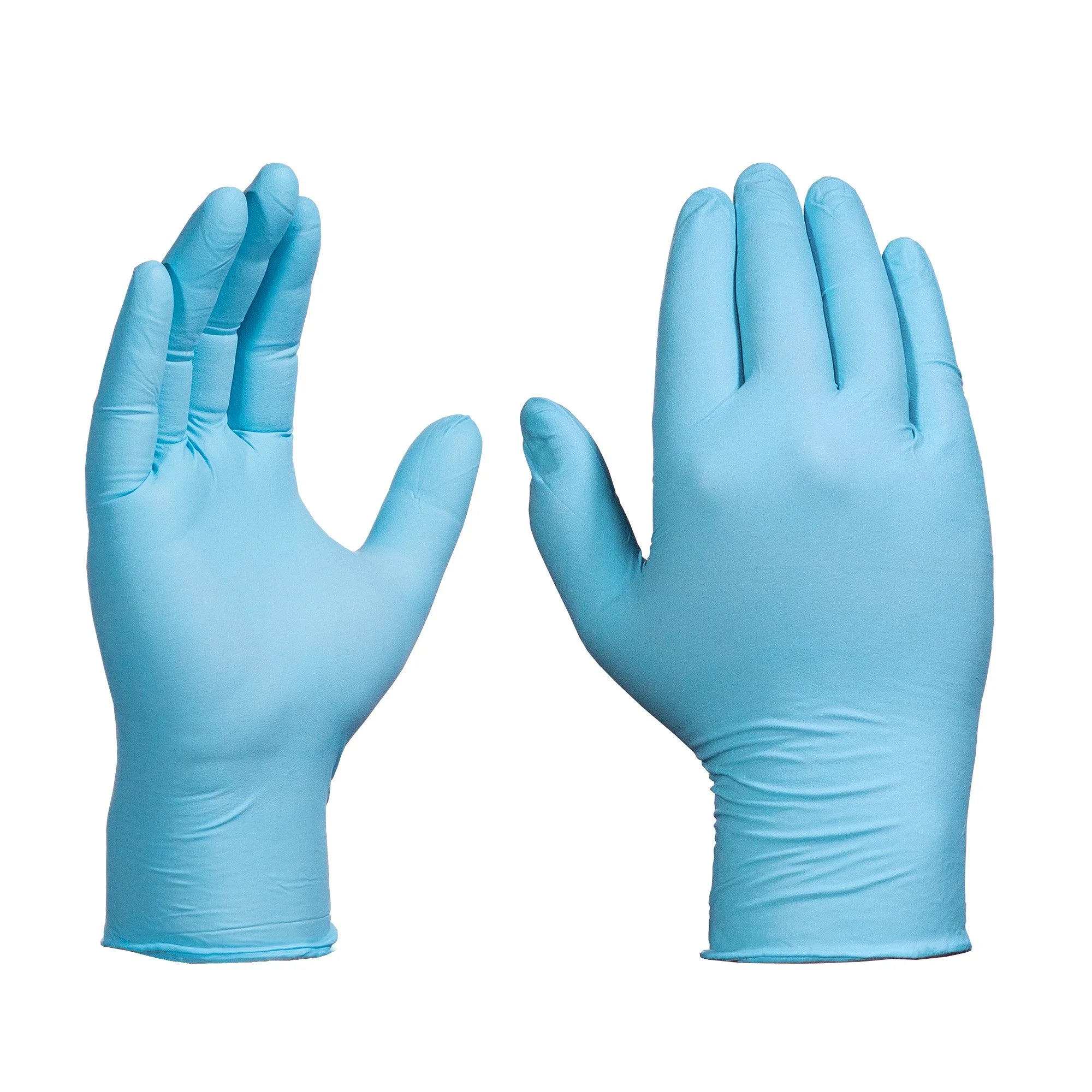 Blue Nitrile Industrial Disposable Gloves 5 Mil, Large, 100 W40697
