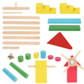 26Pcs Wooden Building Blocks Toys Kit J954820